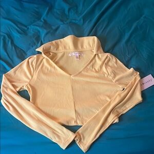 Yellow Long Sleeve Top